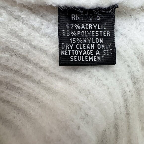 House of Harlow 1960 Cross Front Wrap Shrug Cable Knit Sweater Women’s OS Ivory - Picture 12 of 12